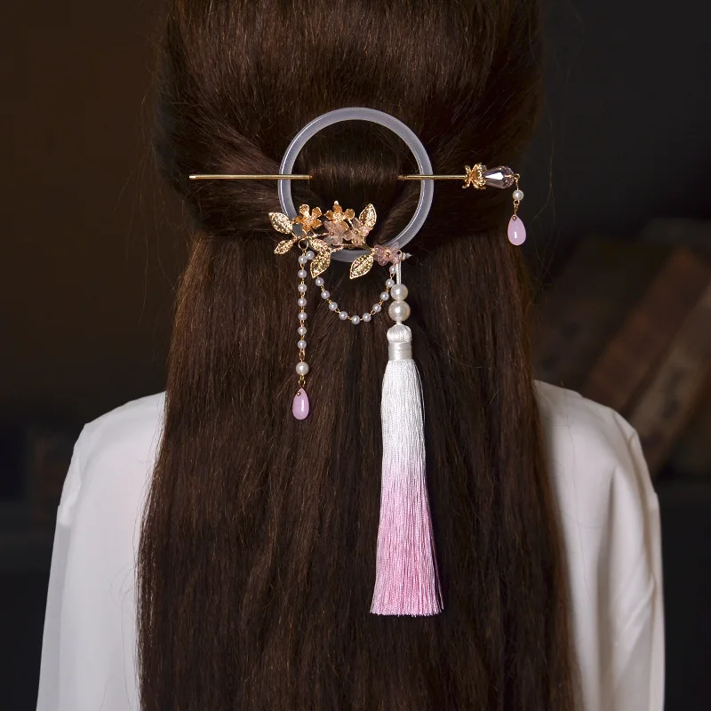 

Hanfu Bell Orchid Cheongsam Accessories Classical Hair Hairpin Headwear