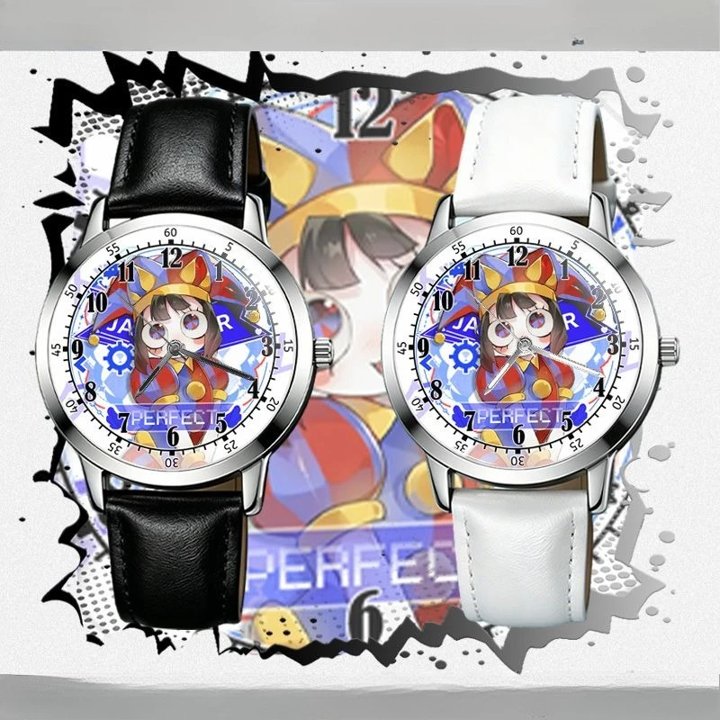 Фото Кварцевые часы Magic Number Circus Cartoon Anime, спортивные и прочные, стильные, аниме-товары, бесшумные и водонепроницаемые №2