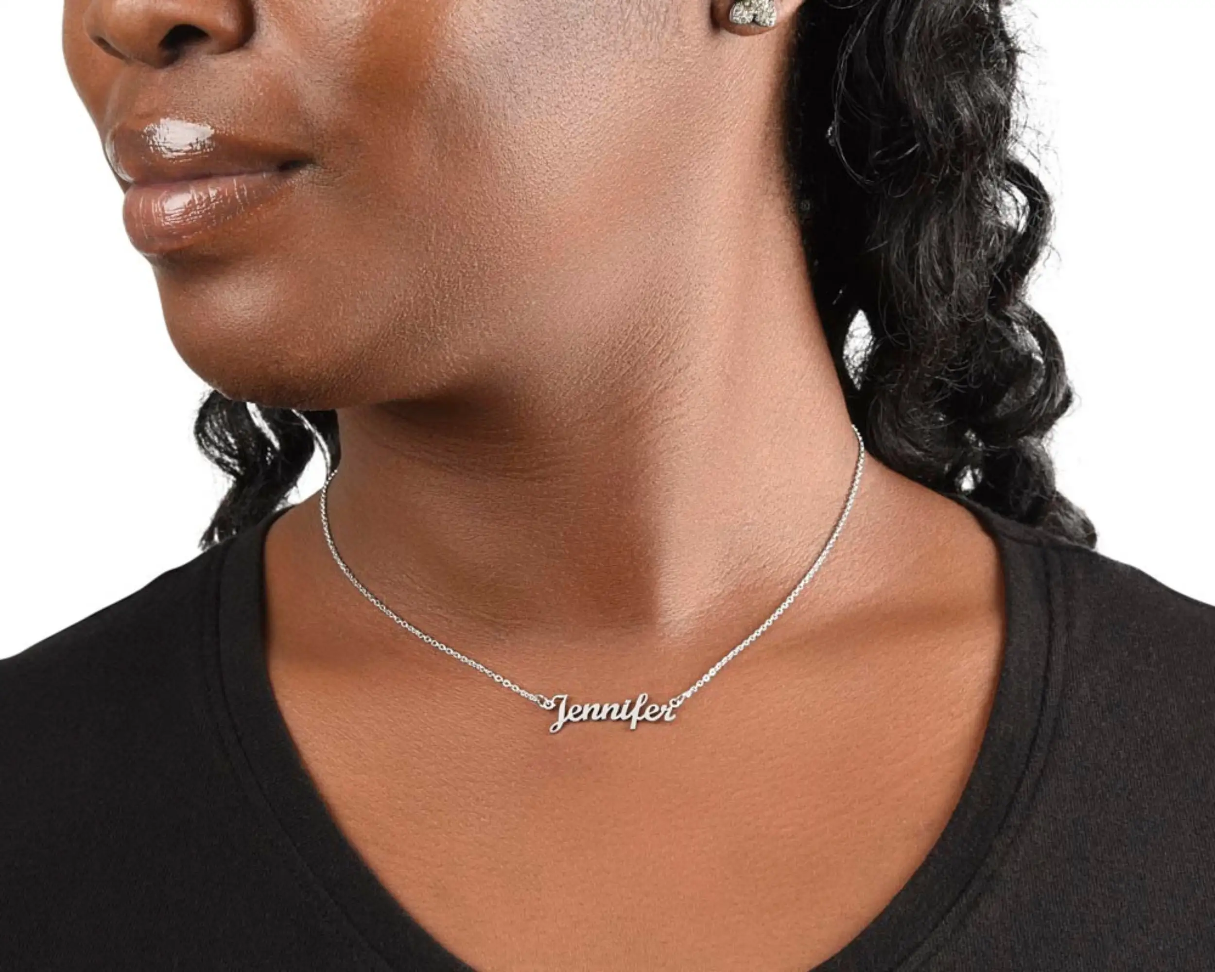 

Custom Name Necklace,Stainless Steel Nameplate Necklace,Personalized Name Pendant For Women,Birthday Signature Dainty Nameplate