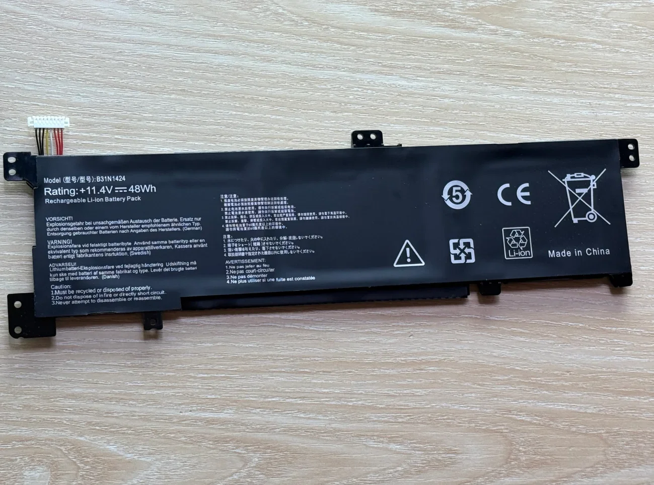 11 4 В 48 Втч B31N1424 Аккумулятор для ноутбука ASUS A400U A401L K401L K401U B5010 500 200 K401LB5010 K401LB5500 K401LB5200