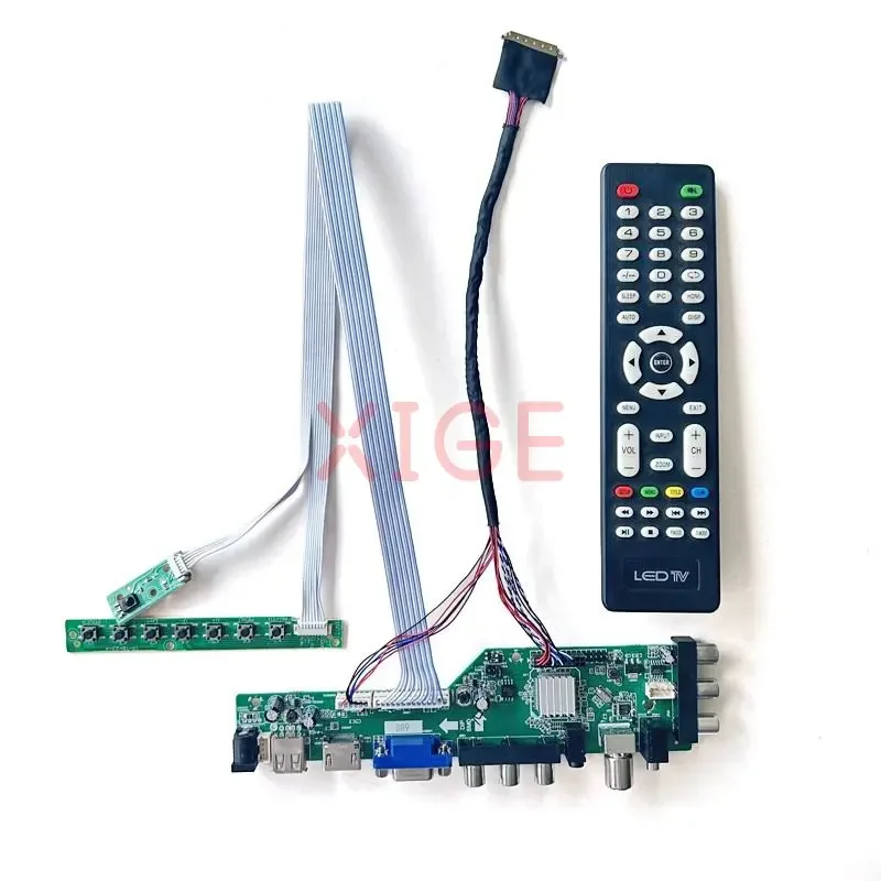 Плата контроллера подходит для LP156WH2-TLA1/BA/C1/E1/Q1/RB монитор цифрового сигнала DVB LVDS