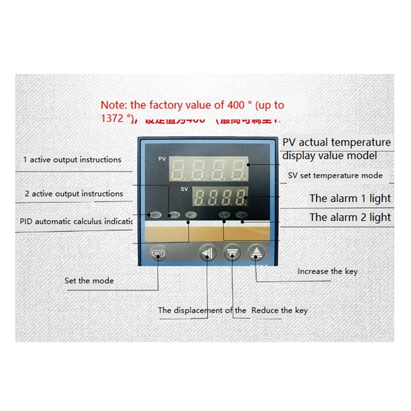 Цифровой Интеллектуальный промышленный регулятор температуры PID RKC контроллер