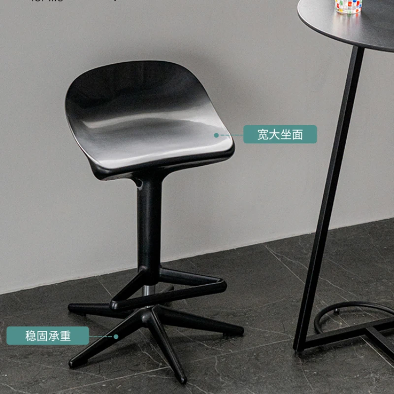 Современный Вращающийся барный стул роскошная функциональная Регулируемая