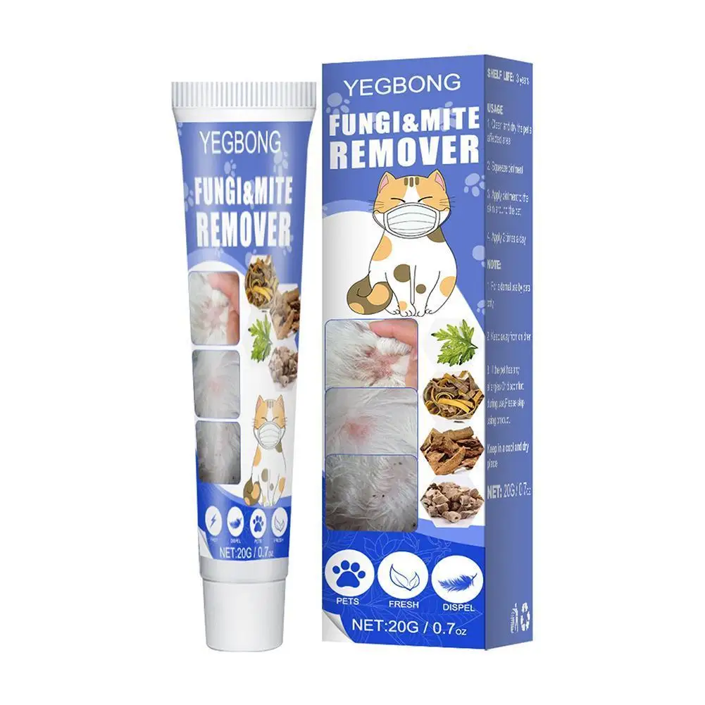

Pet Skin Cream Treatment Ringworm Mites Anti-Itch Treats Stubborn Ringworm Infections Pet Care For Cat Dog