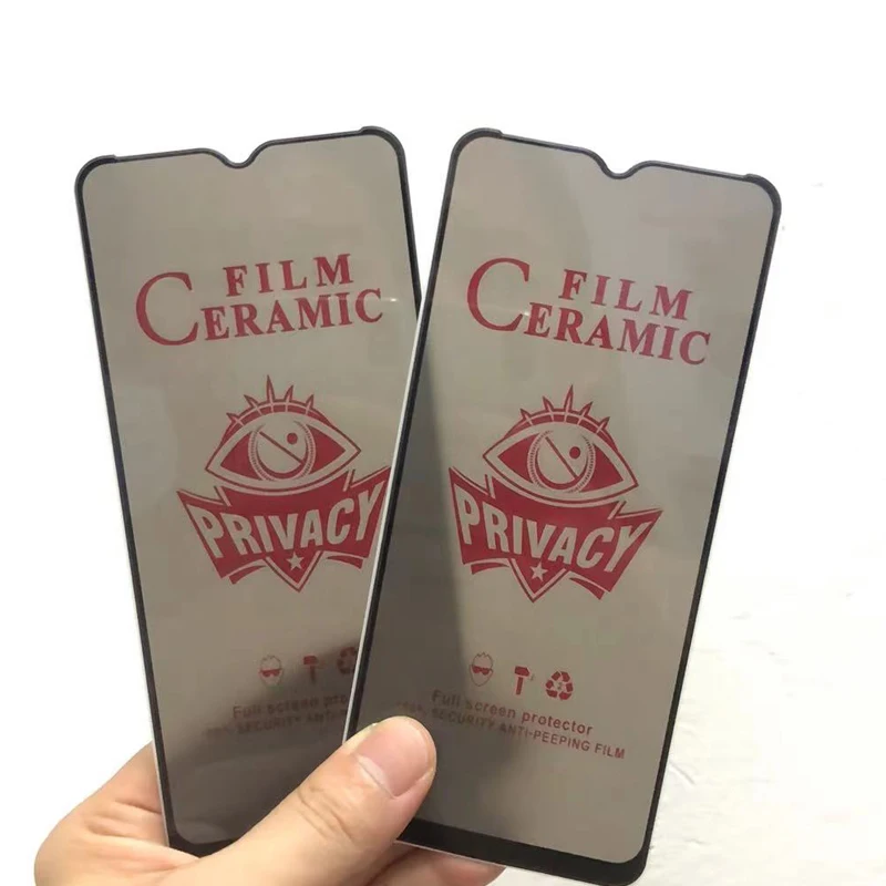 50Pcs Matte Ceramic Privacy Screen Protector For Samsung Galaxy M11 M21S M31 M51 M32 M42 M53 M33 M23 Protective Anti-Spy Film