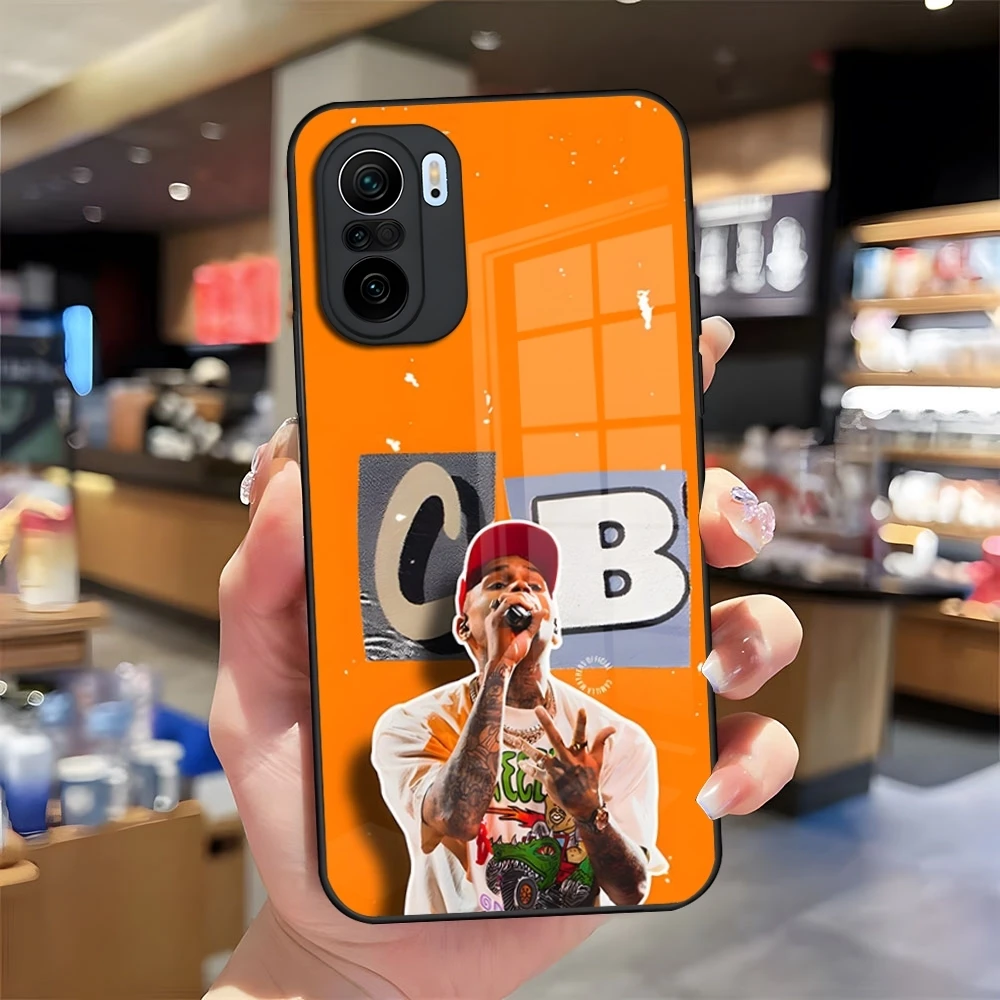 Чехол Chris Brown Breezy для телефона Redmi 13 12 13c 12c Note Pro Plus 11 10 12s 11s чехол из закаленного