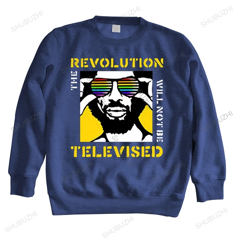 

Толстовки с капюшоном The Revolution не будет телевидением, уличная одежда в стиле хип-хоп, женская и мужская толстовка с капюшоном, удобная женска...