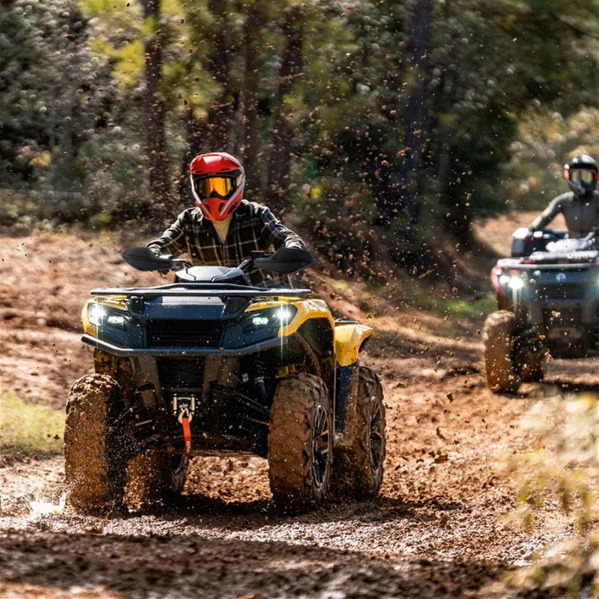 Защита для рук ATV ветрозащитный экран комплект защиты руля Can-Am Outlander 450 500 650 800 Renegade