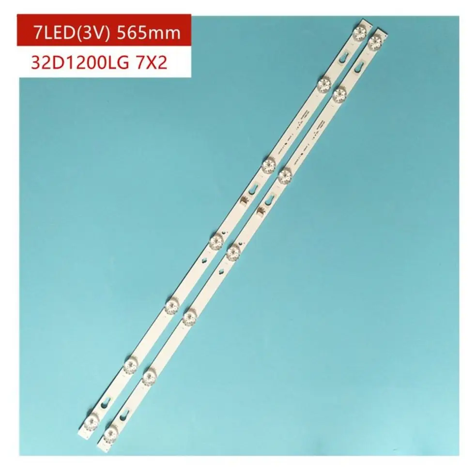 

10pcs LED Backlight strip TCL 32D1200LG 32HR332M07A5 V1 4C-LB320T-HRAC For 7lamps 564mm