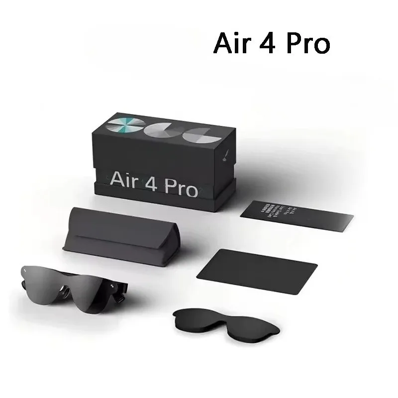 Новые умные очки Rayneo Air 4 Pro AR DHR10 1200 нит версии4000 AI HDR Экран 3840 Гц ШИМ 3D очки Aduio By Bang &Olufsen (art.: 3920d458388bd) - 3920d458388bd
