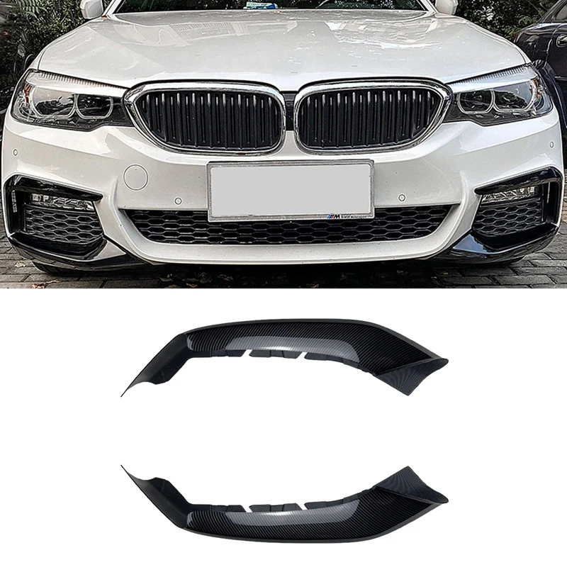

Сплиттер для переднего бампера MP Style, спойлер, губа, канарелки для BMW- 5 серии G30 G31 M Sport 525I 530I 2018-2020