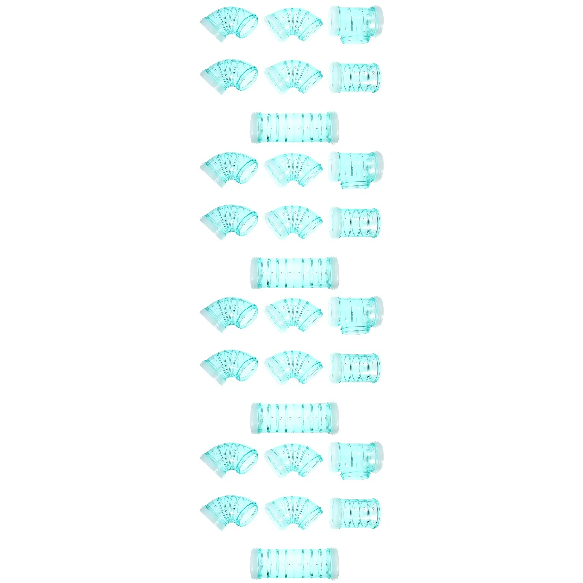 

4 Sets Tunnel Bed Hamster Warm Tunnel Cage External Pipe Hamster Cage Hamster Tunnel