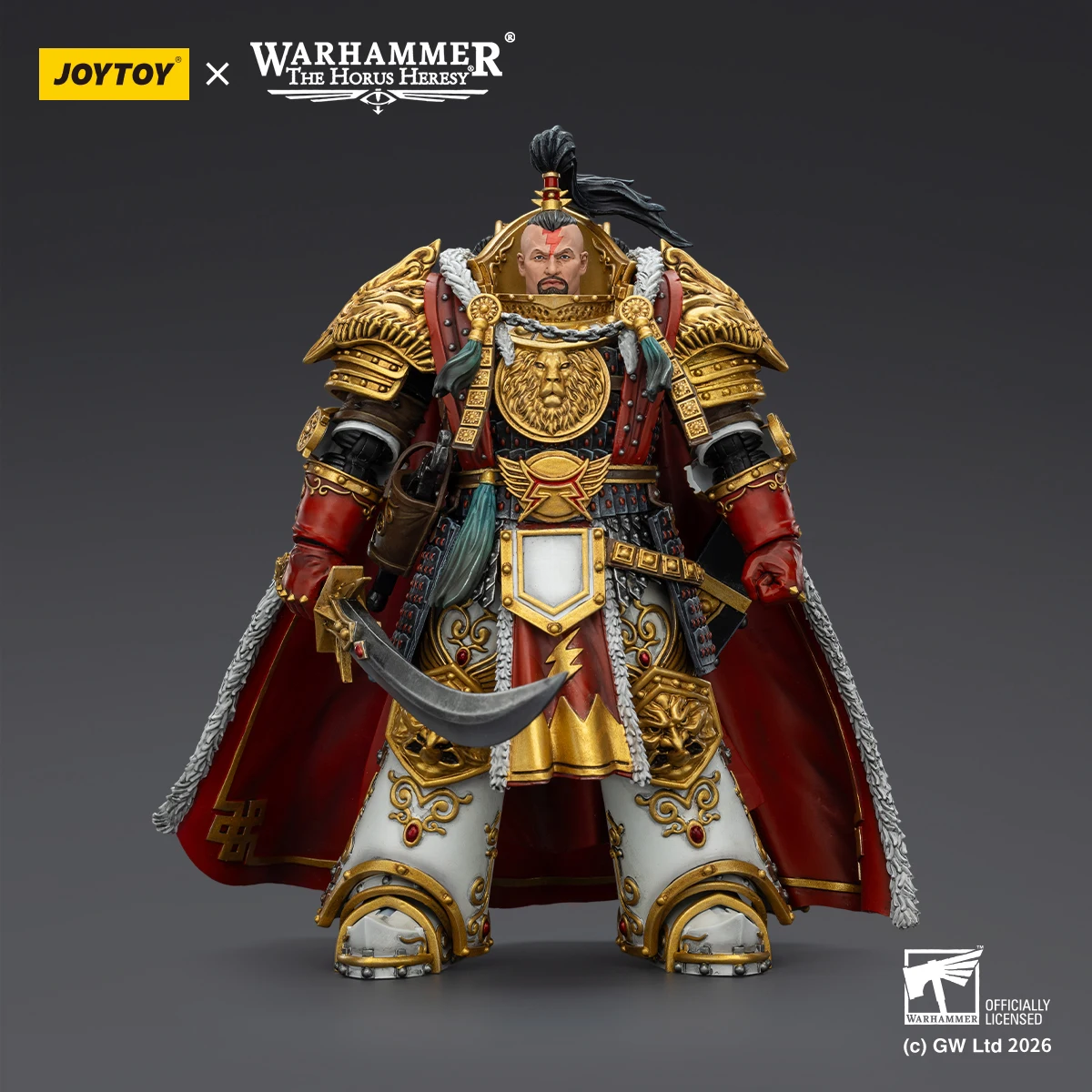 Фото Фигурка JOYTOY Warhammer The Horus Heresy: Джагатай Хан, Праймарх Белых Когтей, масштаб 1/18, подвижная коллекционная модель №2