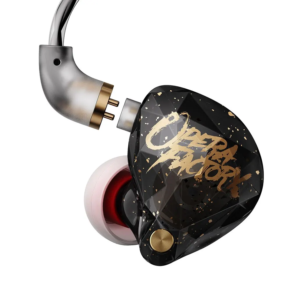 Наушники-вкладыши Whizzer Opera Factory OS1Pro HIFI наушники с басами 10 мм BA ретро гарнитура
