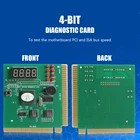 4-значный анализатор ПК, диагностическая почтовая карта, тестер для материнской платы, индикатор со светодиодным ЖК-дисплеем для основной платы шины ISA PCI