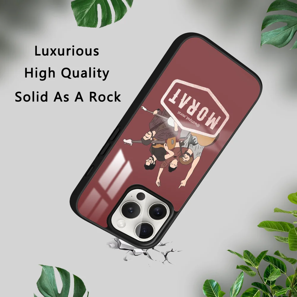 M-Morat Band Music Phone Case For iPhone 16 15 14 13 12 11 Pro Xs Max Mini Plus Celulares Hard Funda Dropshipping