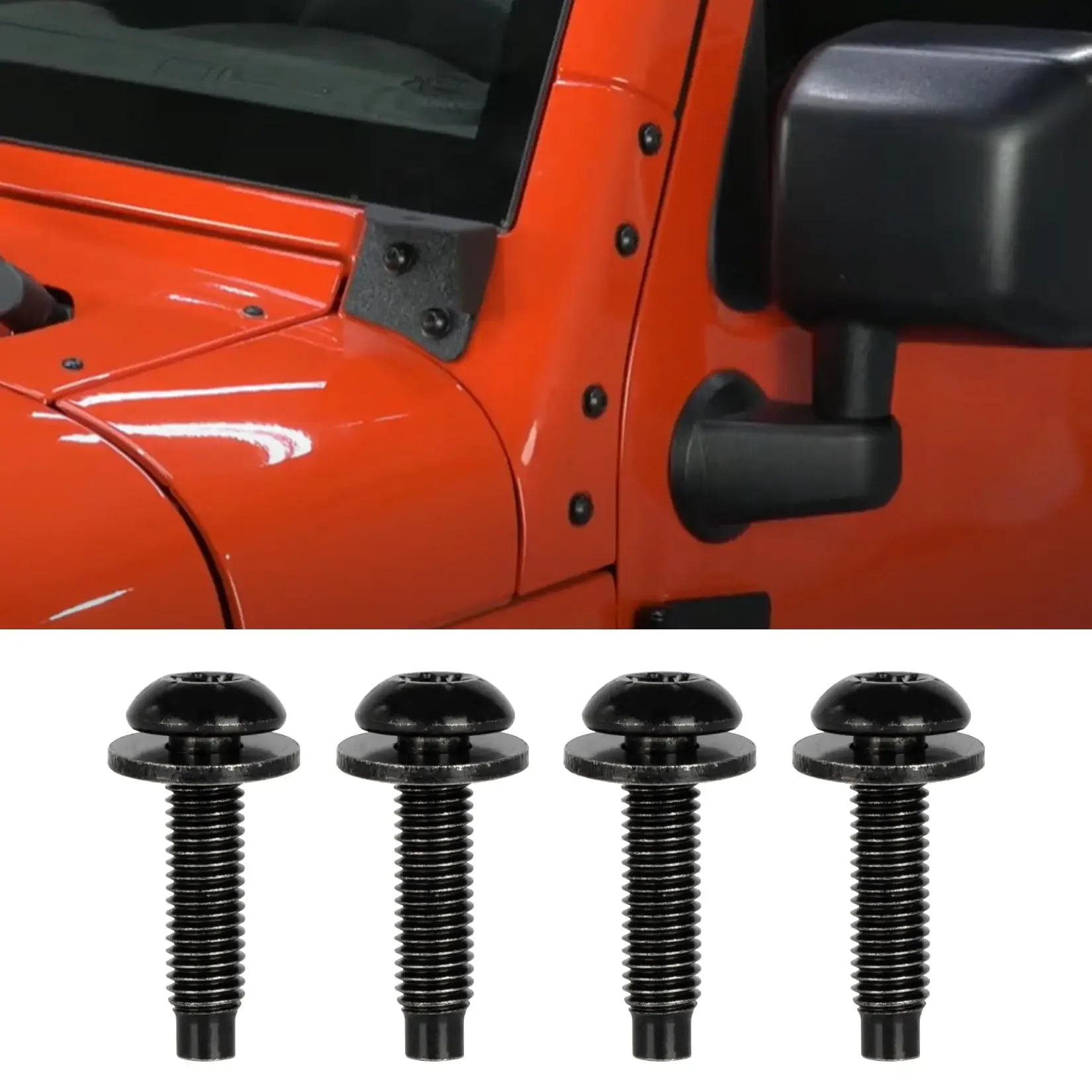 

Винты для Jeep Wrangler JK 2007-2018, винты, болты, болты, винты для лобового стекла