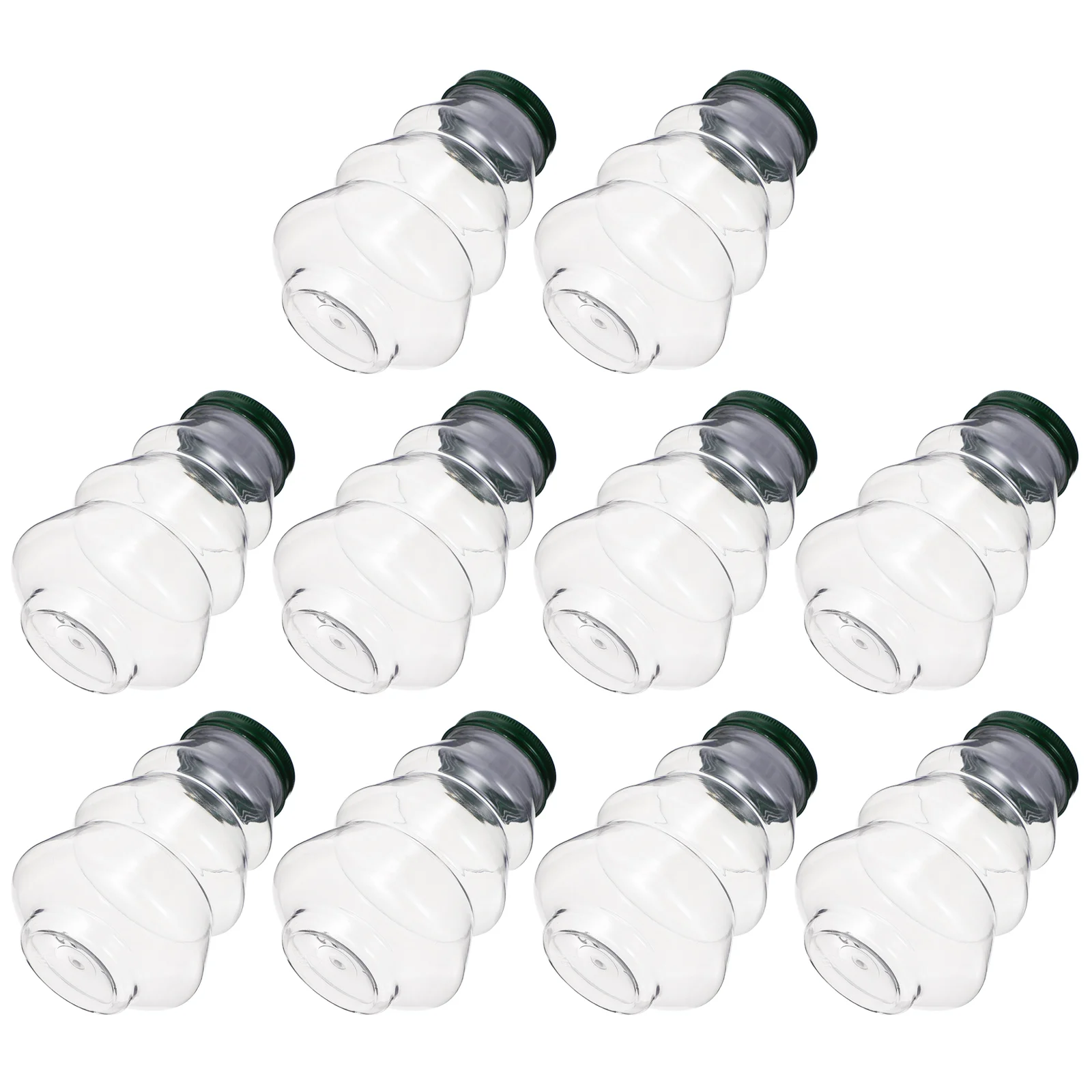 

Plastic Milk Container Christmas Drink Bottle Portable Water Creative Juice Bottles