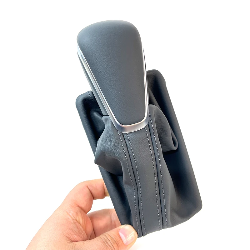 

Черная ручка переключения передач с кожаным чехлом LHD AT Auto Trans только для Audi NEW A7 A6 PA STYLE C7 2016 2017 2018