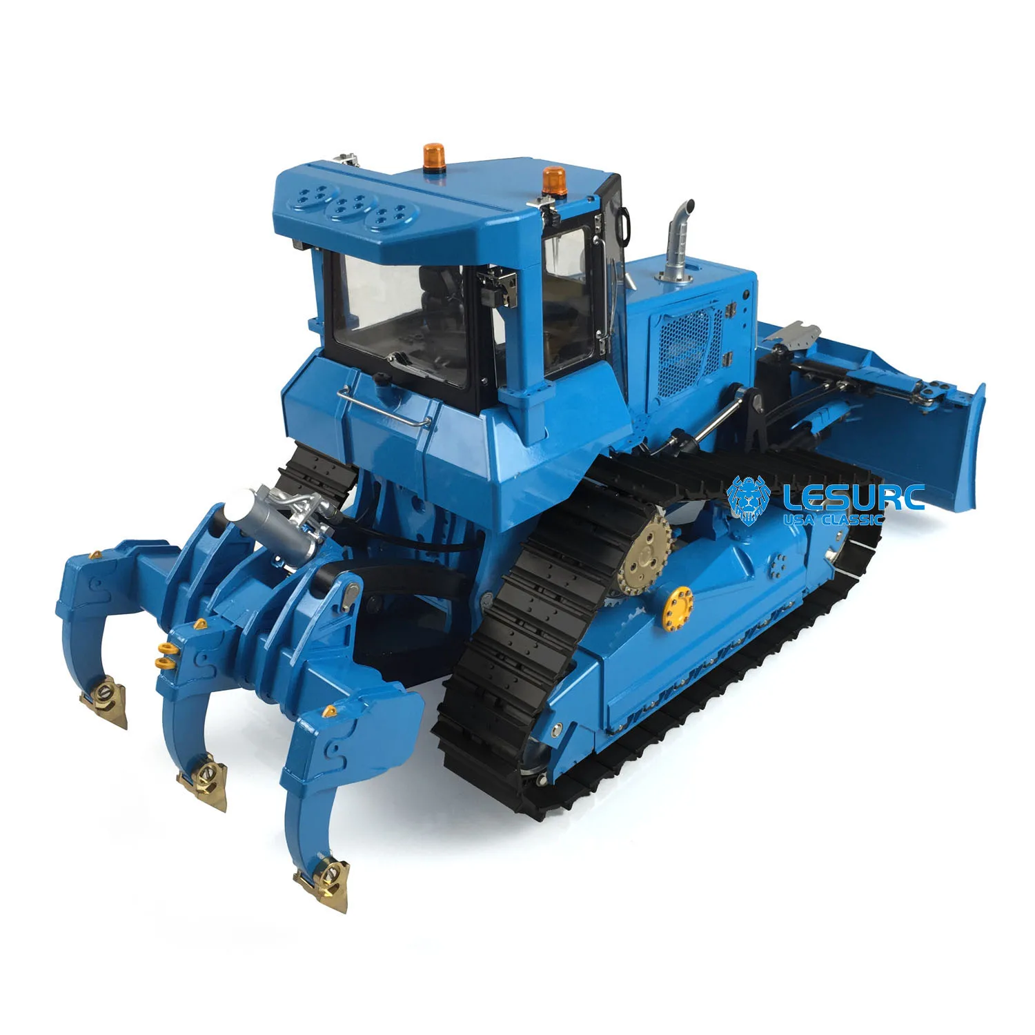 1/14 LESU Aoue DT60 RC Гусеничный демпфер Гидравлический бульдозер с дистанционным