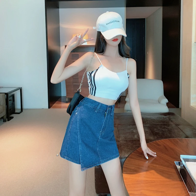 Jeans Shorts Women Vintage Denim Skirt Women Shorts High Waist A-line Miniskirt Pants Summer OL Womens Clothing Sexy Girl Shorts