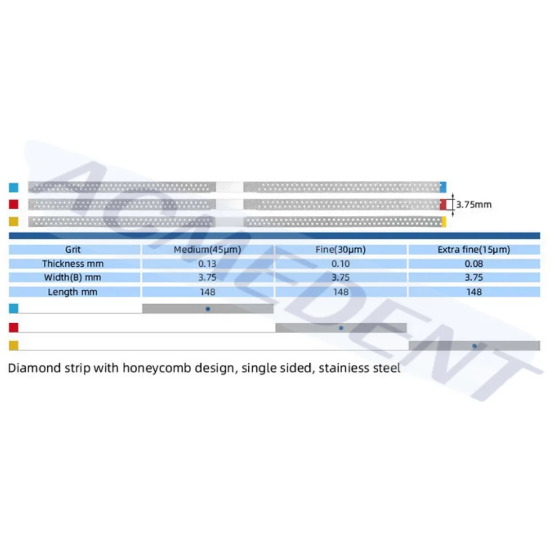 10 шт. полоски для полировки зубов и отбеливания