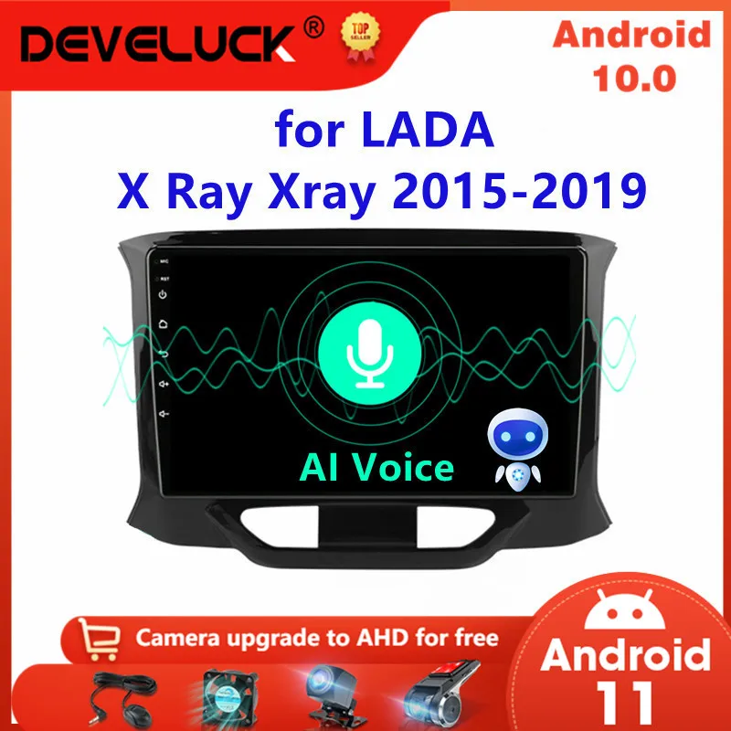 

Автомагнитола 2DIN, для LADA X Ray Xray 2015-2019, Android 10, с голосовым управлением с искусственным интеллектом, мультимедийный видеоплеер, GPS-навигация, ...