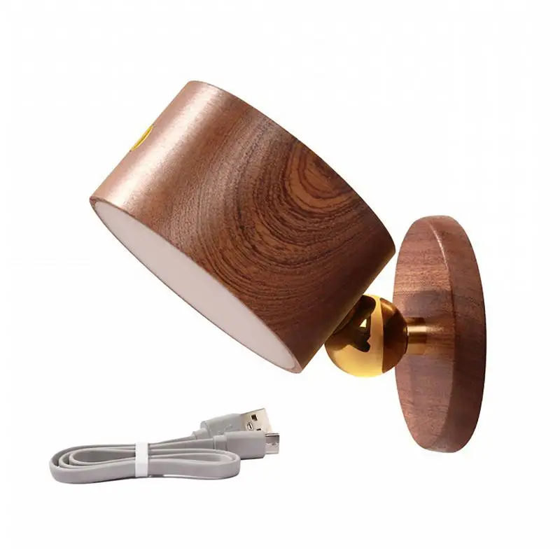 

Wall Mounted Light Rechargeable Battery Wall Light Sconce 360 Degrees Angle Adjustable Light Gift For Friends Family