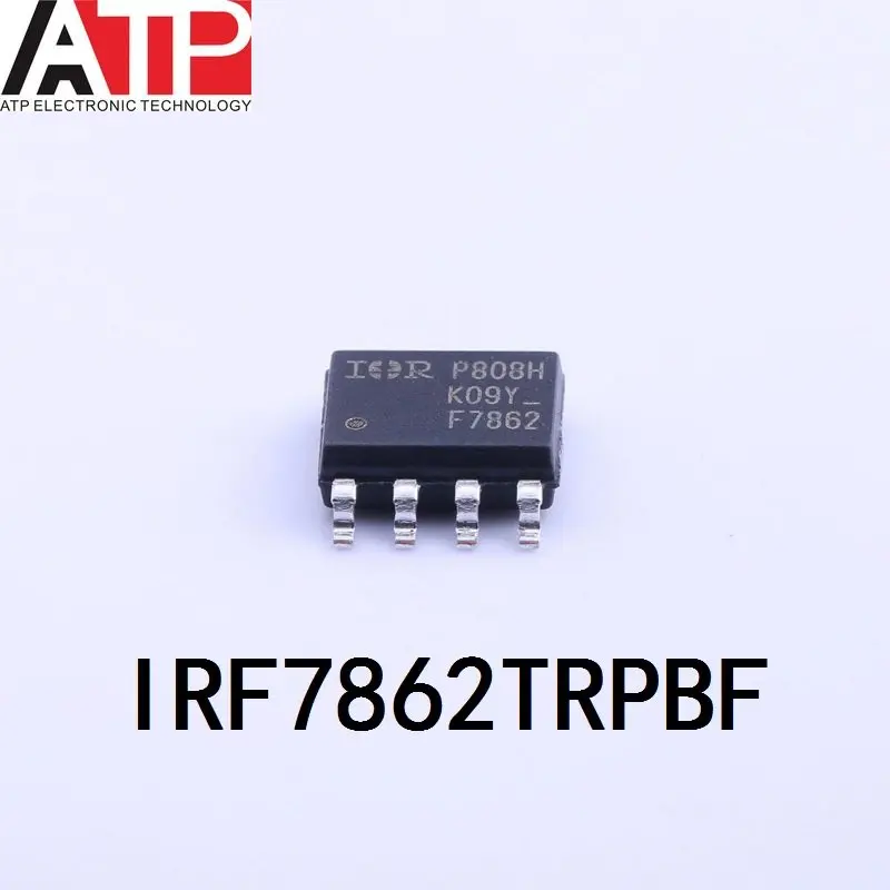 

(10 шт.) Новинка, оригинальный чип IRF7862TRPBF F7862 IRF7862TR, строковая лампа полевого МОП-транзистора, 30В 21а SOP8