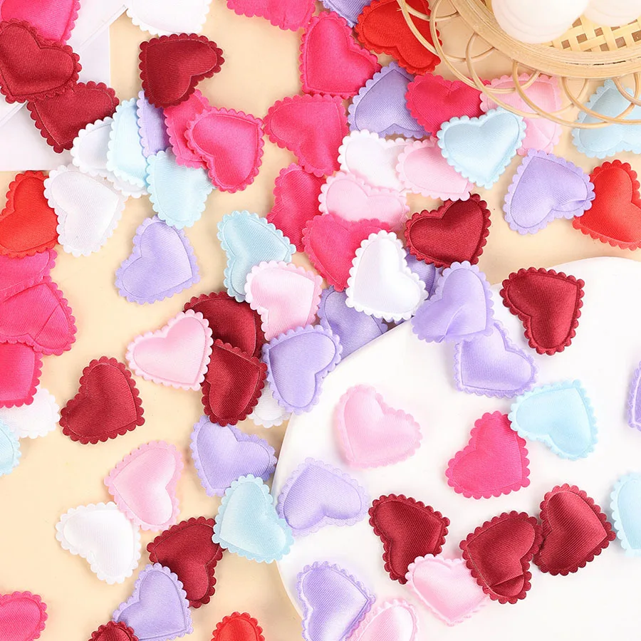 

100pcs 2.5X2cm Heart Confetti, Fabulous Sprinkle Pink Hearts Wedding Party Table Confetti Scatter Decorations