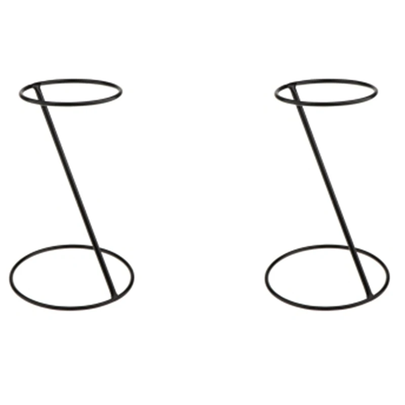 

2 Pcs Metal Hat Stand Hat Holder Hats Hats Caps For Display Display Wig Hanging Rack