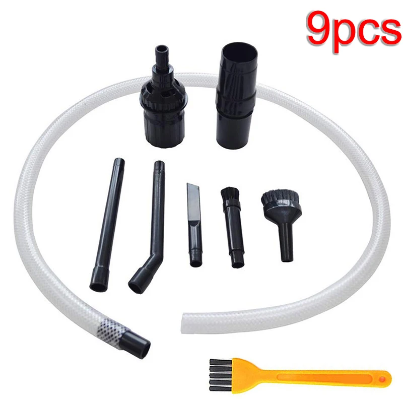 

9Pcs Micro Vacuum Cleaner Attachment Keyboard Crevice Cleaning Tool Brush Kit Universal Household Cleaning Accessories