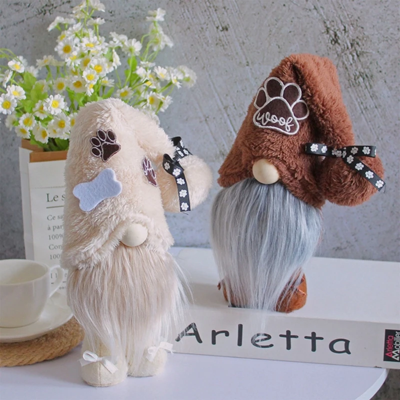 

Dog Footprint Gnome Decorative Crafts Decoration Children Birthday