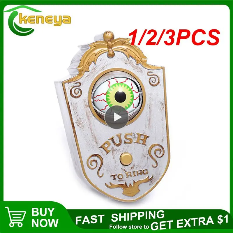 

1/2/3 шт., украшение для дверного звонка на Хэллоуин