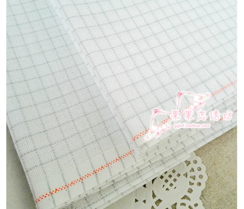 Немецкая ткань ZW 14ct 35-35 см 2832CT белые этикетки для вышивки крестиком без краски