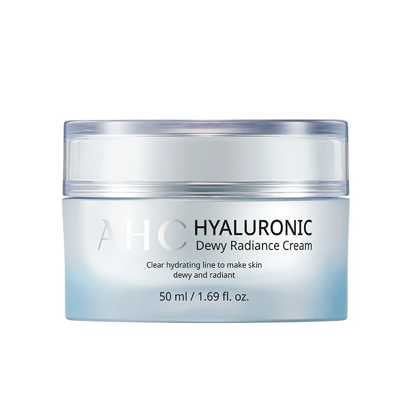 Korean cosmetics AHC HYALURONIC Dewy radiance CREAM 50ml Moisturizing
