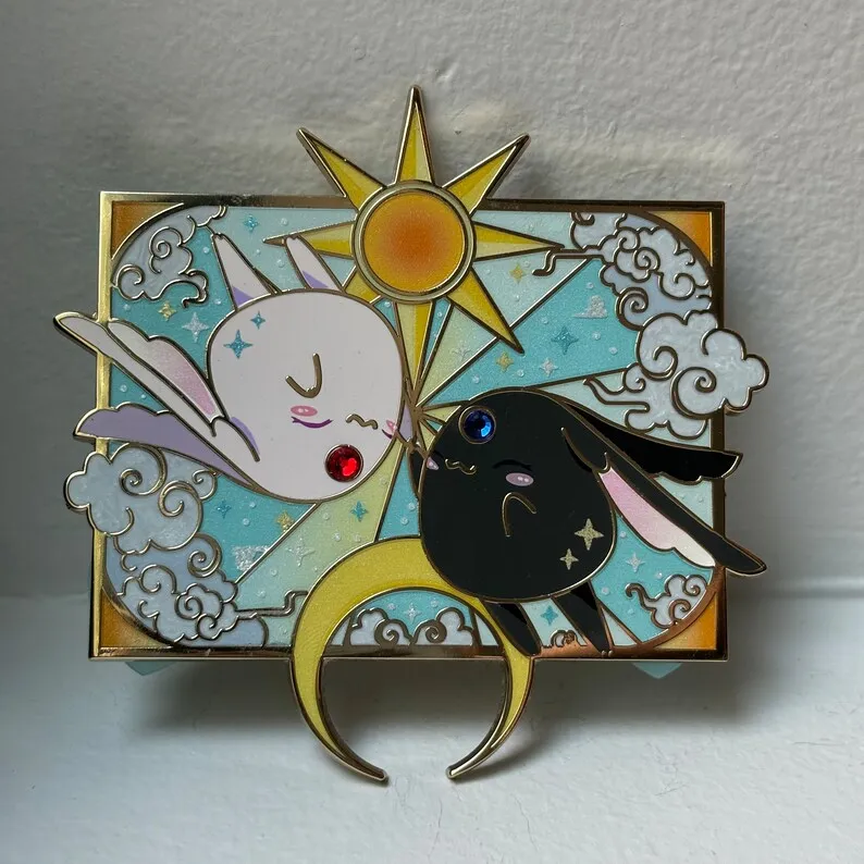 Эмалированная булавка в стиле аниме Mokona Modoki CLAMP