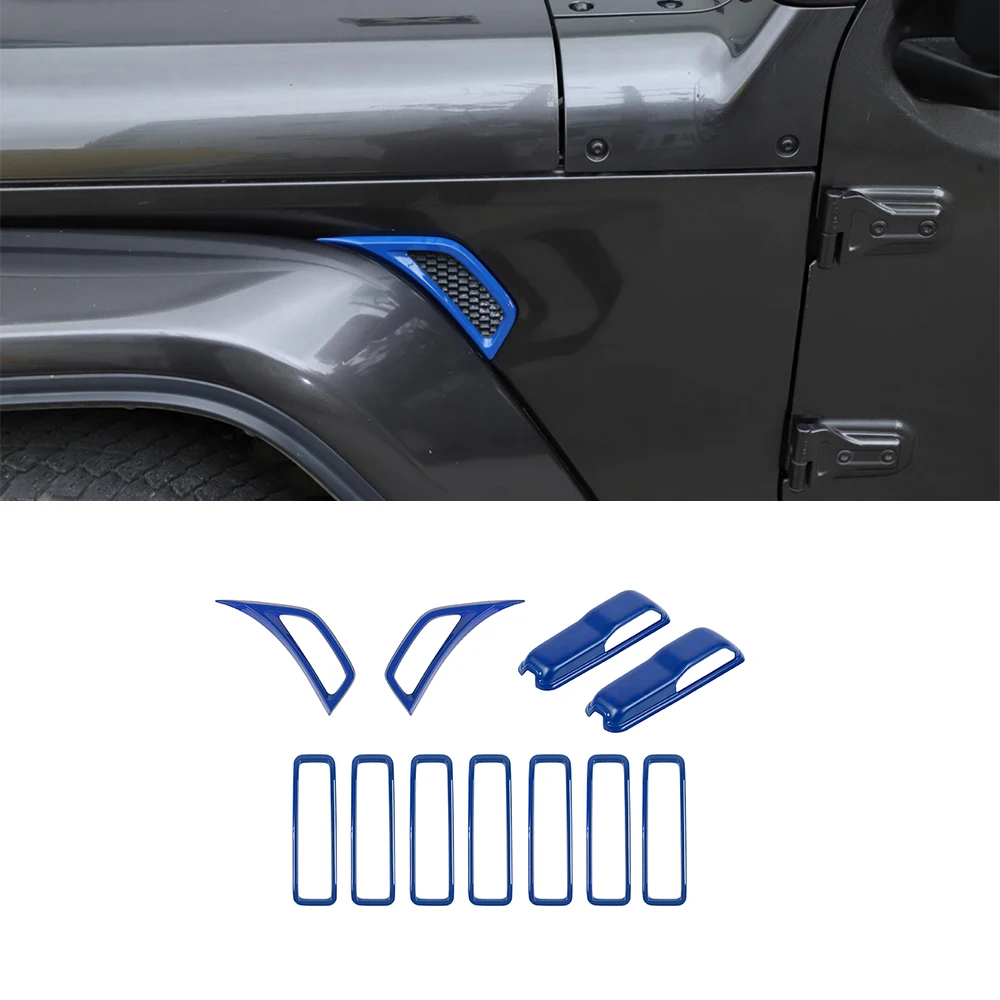 Для Jeep Wrangler JL Gladiator JT 2018-2024 передний капот вентиляционное колесо брови крыло