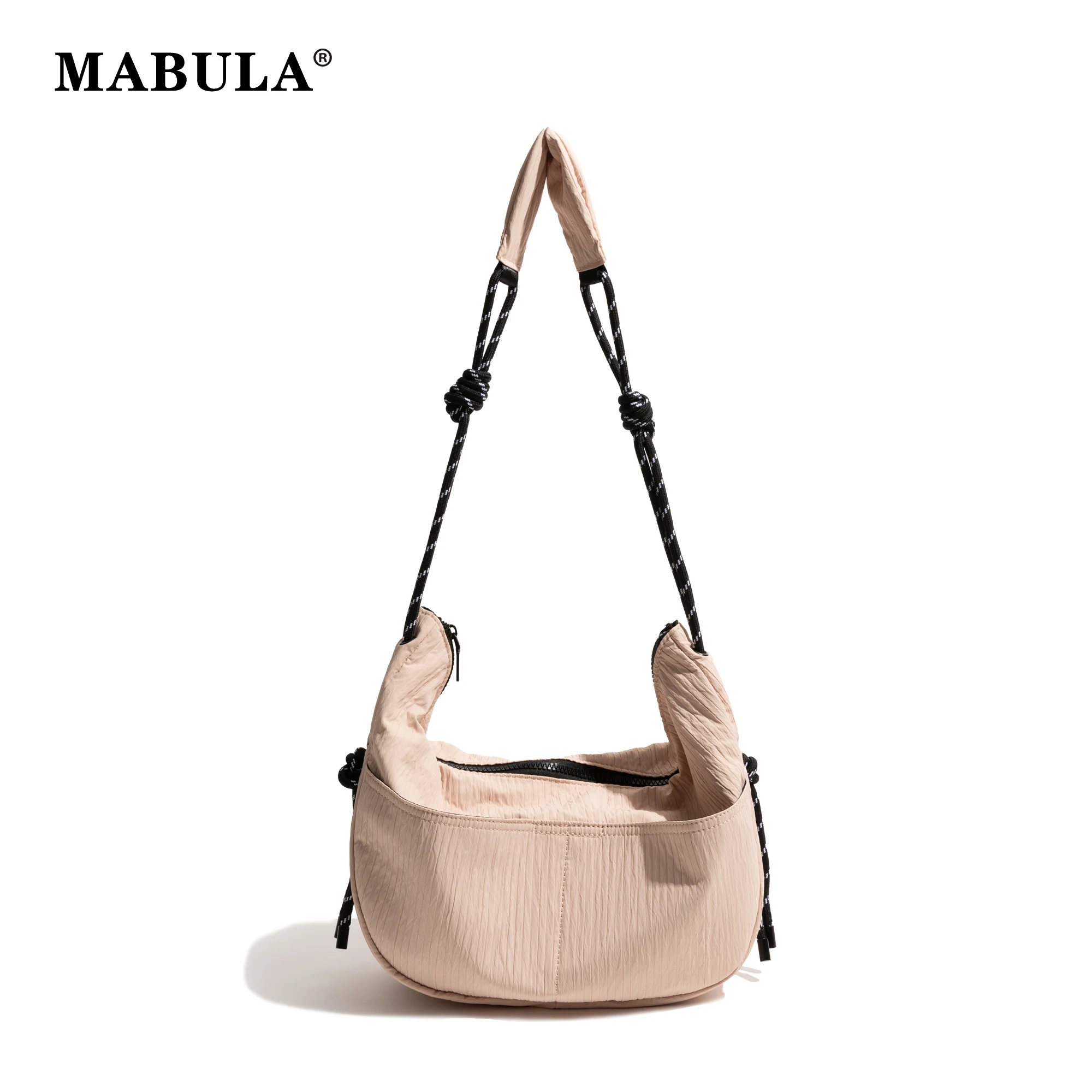 MABULA корейский стиль нейлоновый узел модная сумка через плечо спортивная для