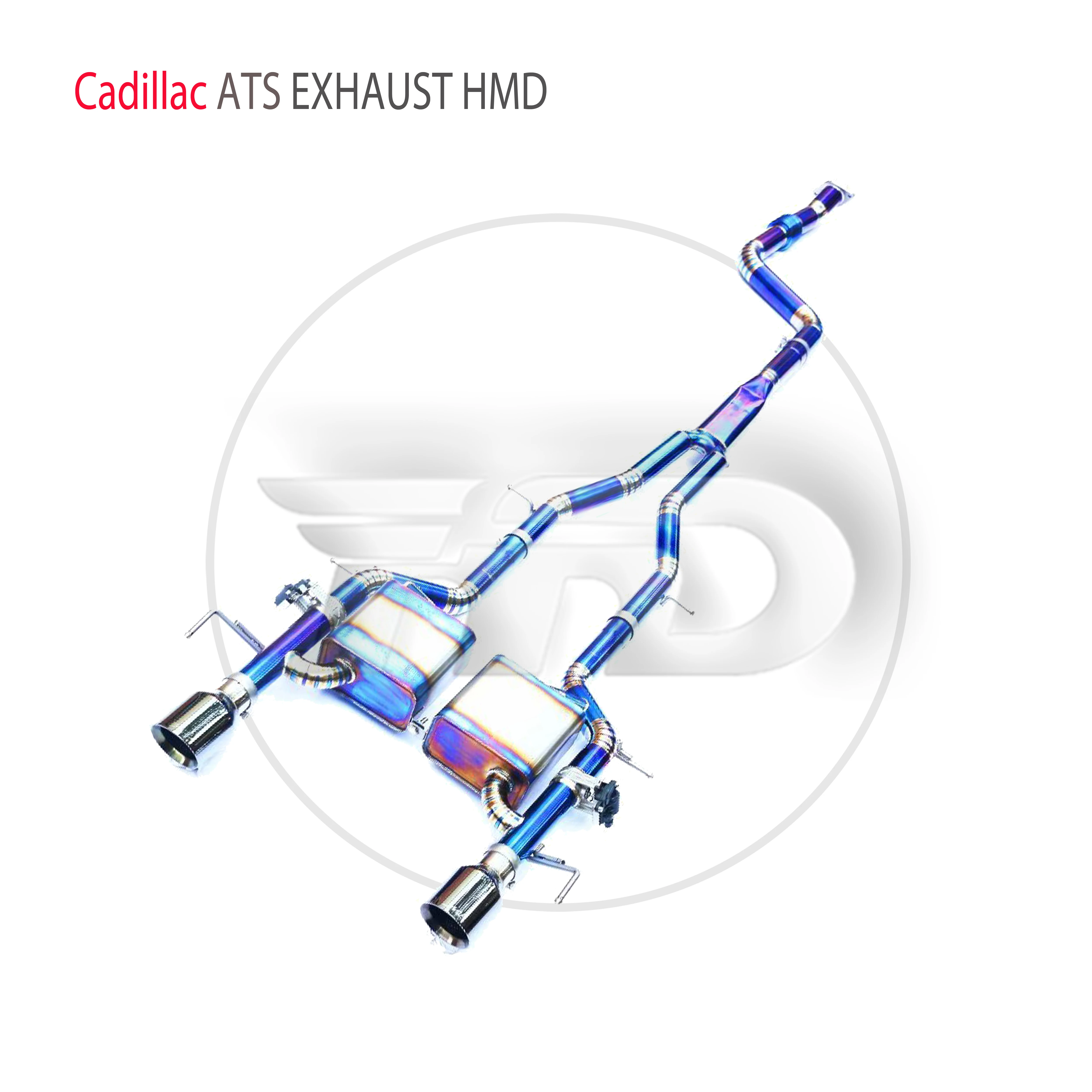 

HMD Titanium Alloy Exhaust System Performance Catback for Cadillac ATS 2.0T Auto Modification Electronic Valve