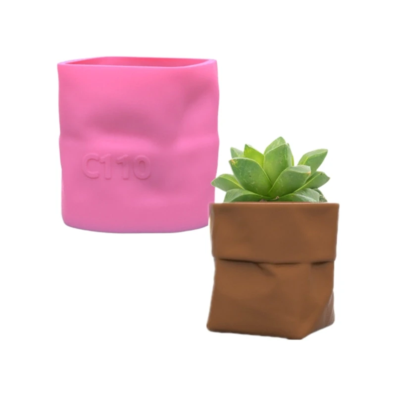 

Silicone Mold for Resin,DIY Art Epoxy Molds for Casting Flower Pot/Candle Holder X3UD