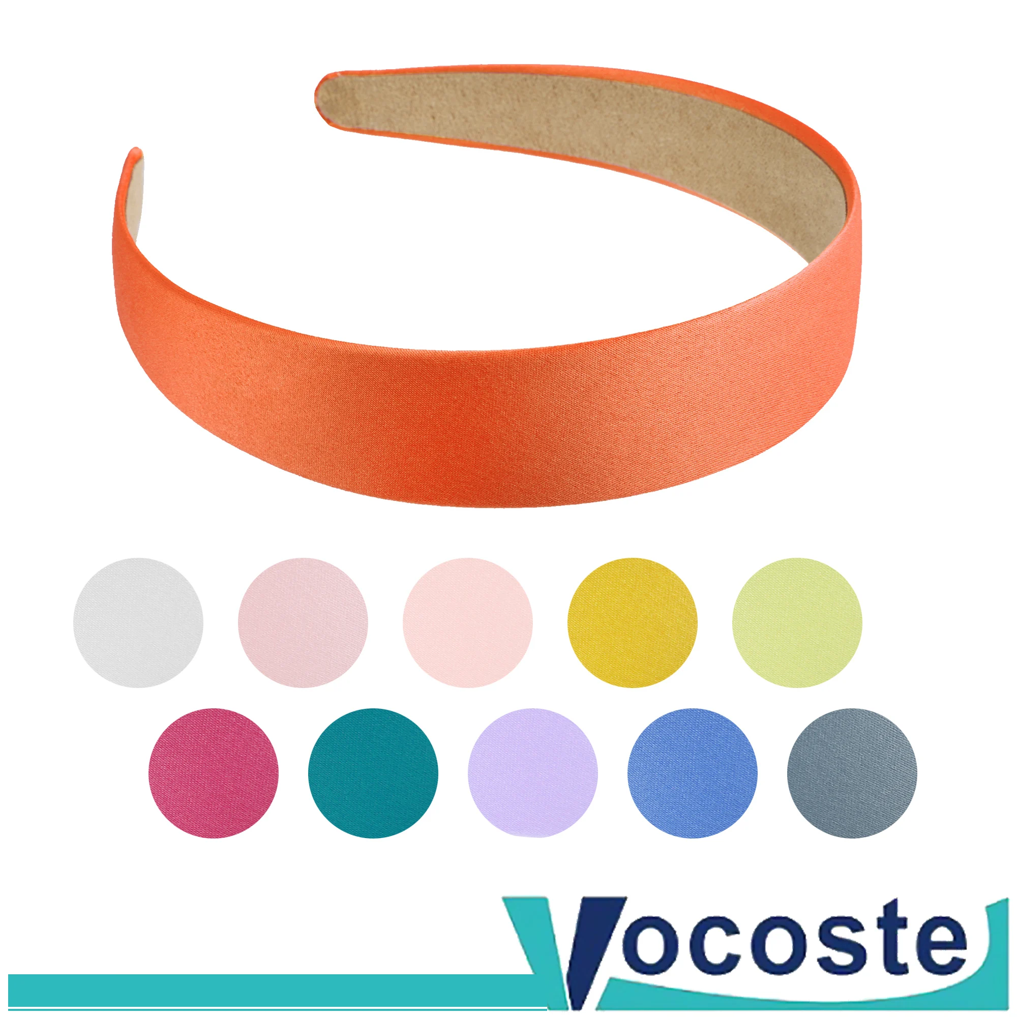 

Модные замшевые повязки для волос VOCOSTE, 1 дюйм, обруч для волос, головной убор, косметическая повязка для женщин, нескользящий головной убор для макияжа, аксессуары