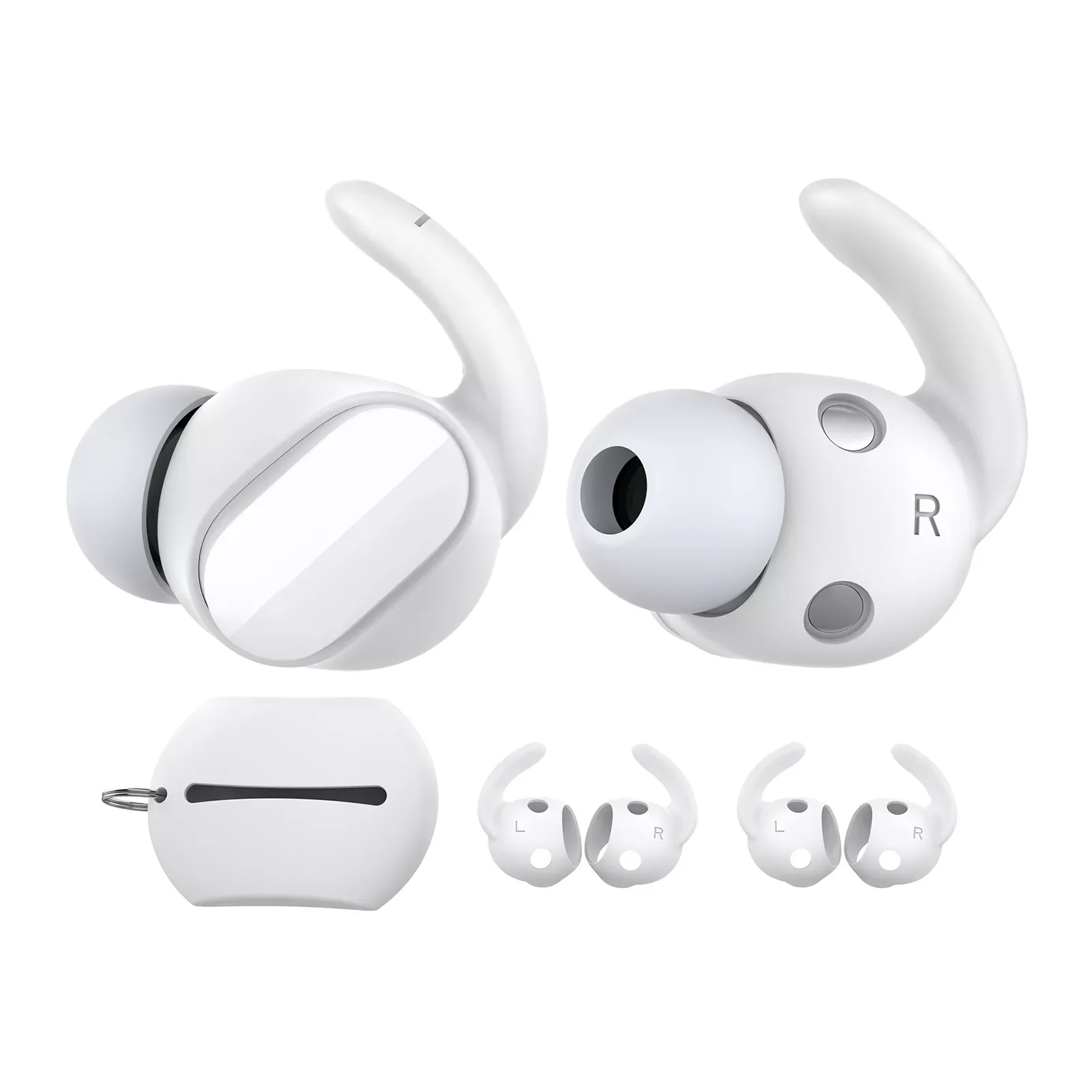 

3 Pairs Silicone Anti-drop Earhook For Beats Studio Buds Earbuds Anti Lost Sports Ear Hook Eartips Ture Wireless Headphone Tips