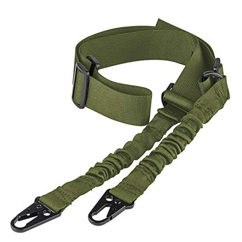 

2 Packs Nylon Security 2 Point Rifle Strap Two Points Rifle Sling Traditional Sling with Metal Hook for Outdoors