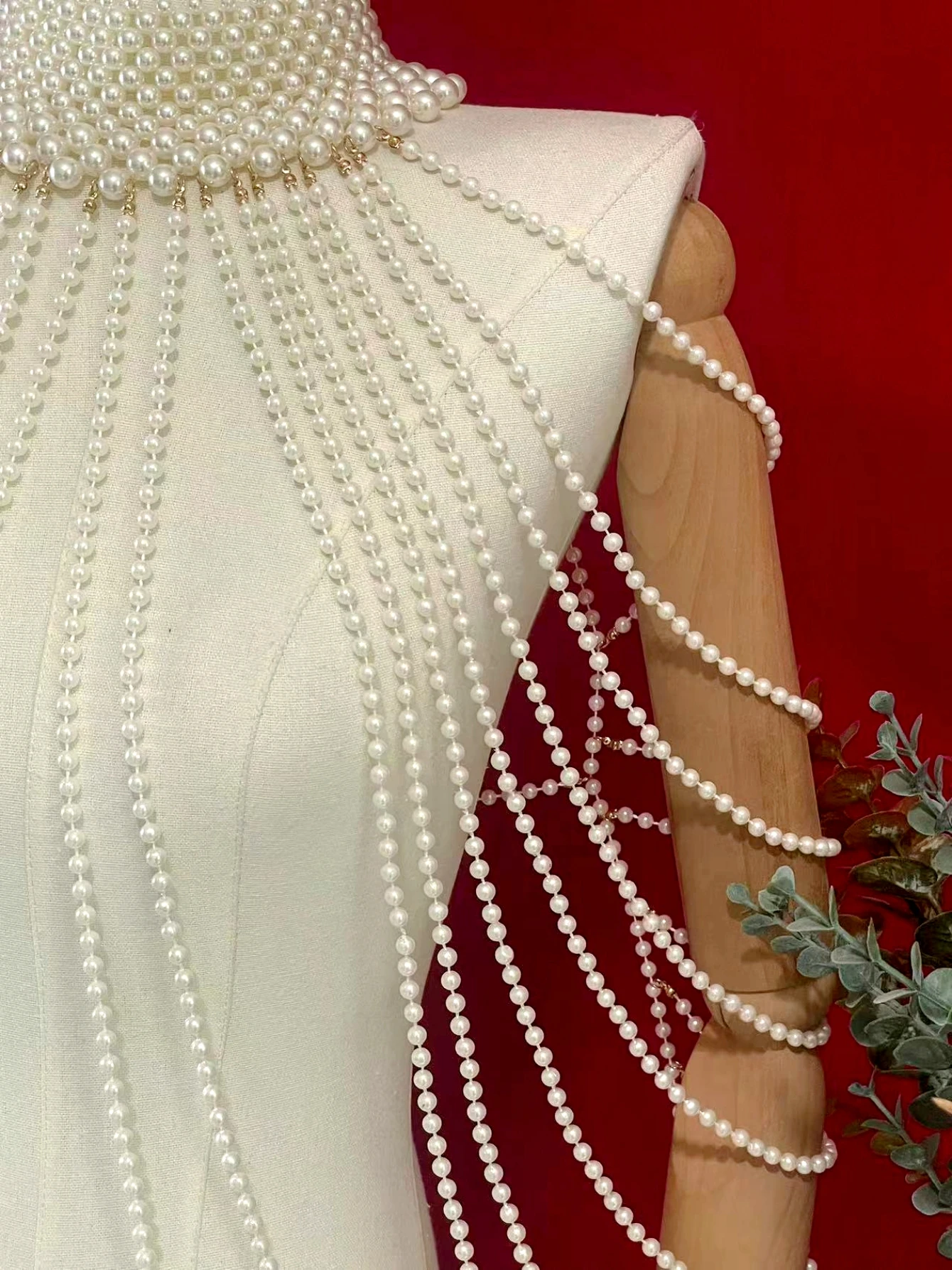 Женское Ожерелье на плечо с искусственным жемчугом 1 шт.