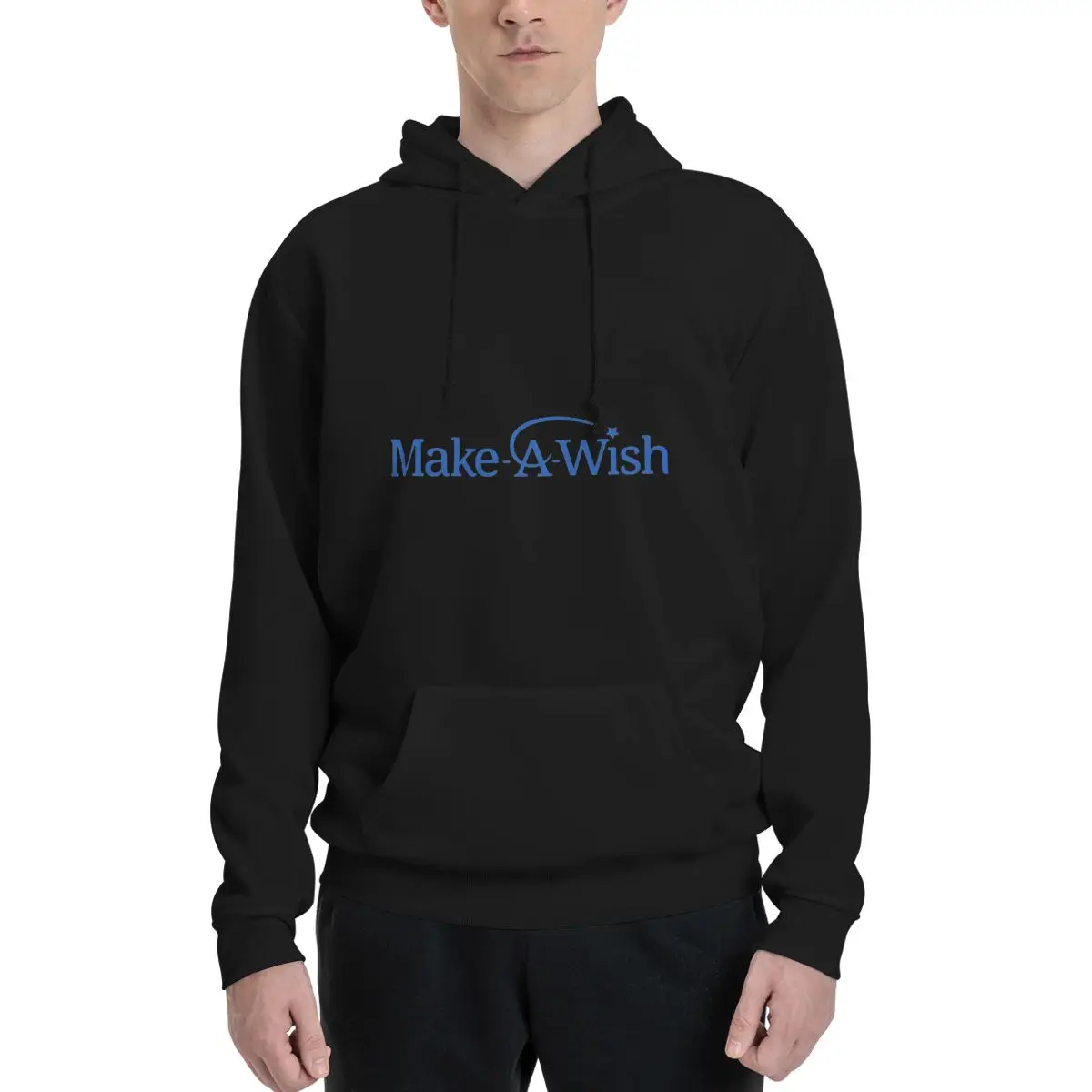 

Make A Wish Foundation Of America Polyester Hoodie Men's Women's Sweater Size XXS-3XL