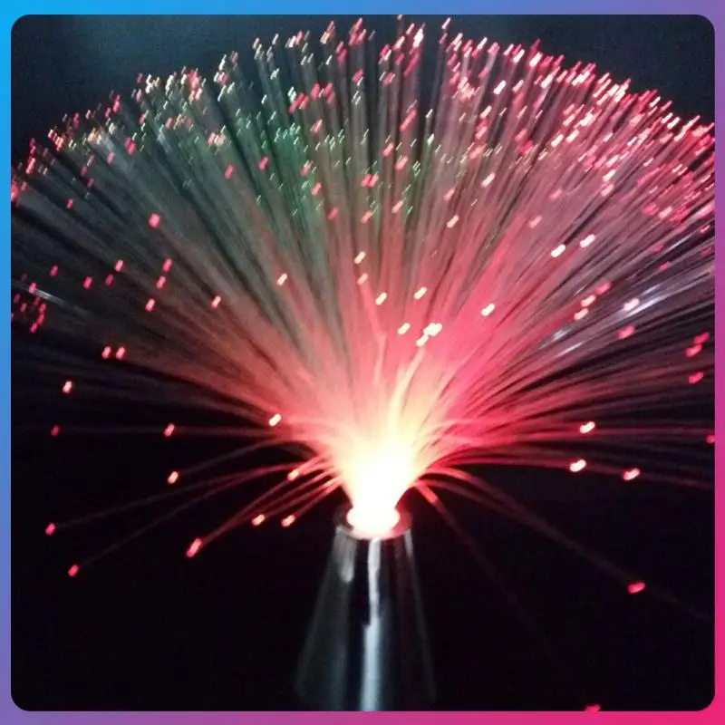 

LED Romantic RGB Colorful LED Optic Fiber Night Light Holiday Atmosphere Lights Wedding Party Decorative Light Christmas Decor