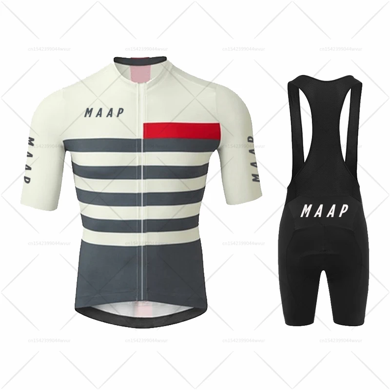 2022 Набор футболки для велоспорта MAAP MTB Uniform Bike Clothing Summer Breathable Clothes Bicycle Shirt ropa ciclismo Bib Pants on.