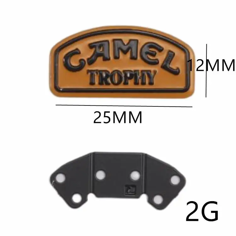 

For Trax Trx-4m 1/18 Defender Mn-d90 D110 Metal Sticker Camel Trophy Metal Logo Metal Logo