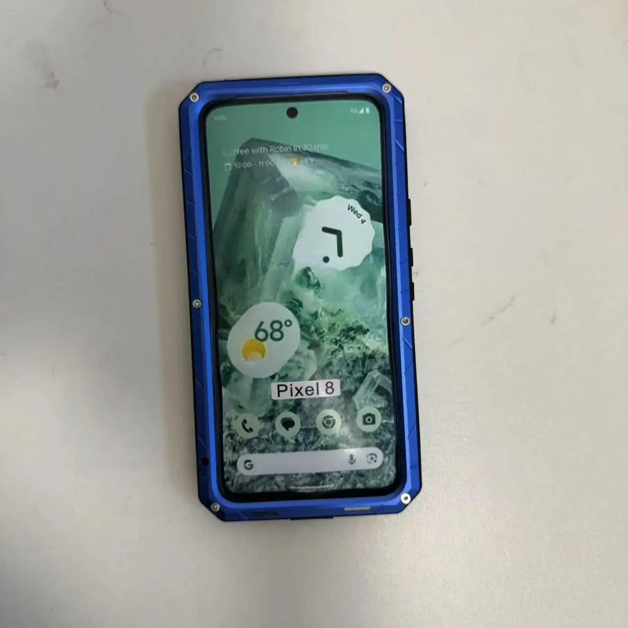 Фото Чехлы для телефонов Imatch для Google Pixel 6a 5a 7 6 4 Pro, жесткий алюминиевый металлический прочный защитный модный чехол с противоударным покрытием №3